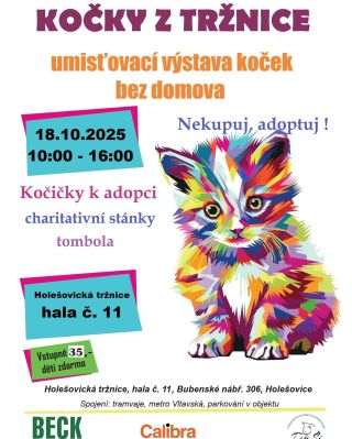 S kým se potkáme? 😻 V sobotu 18.10.2025 v holešovické tržnici, v hale č. 11 proběhne umisťovací výstava koček. Potkáte i...